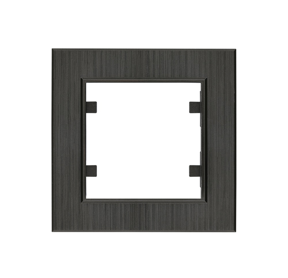 Рамка одноместная Makel Karea Line универсальная дымчатый 86280701