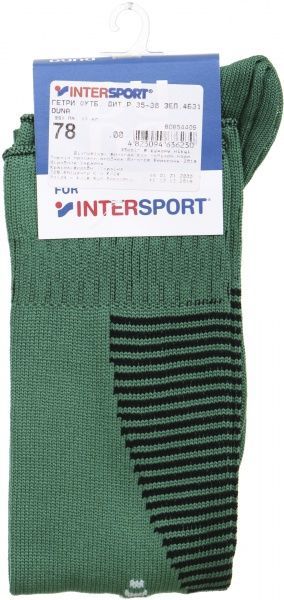 Гетры футбольные Duna 4631 р. 35-38 зеленый 