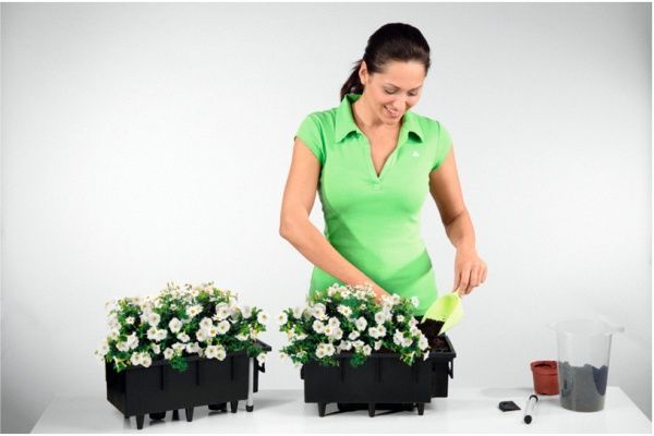 Ящик балконный Lechuza Balconera Cottage 80 прямоугольный 28,9л мокко (15615) 