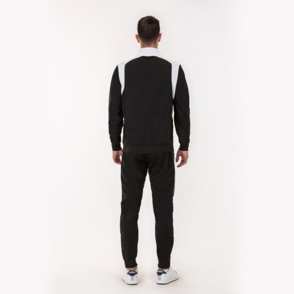 Спортивный костюм Joma TRACKSUIT CHAMPIONSHIP V BLACK-WHITE 101267.102 р. 3XS черныйбелый