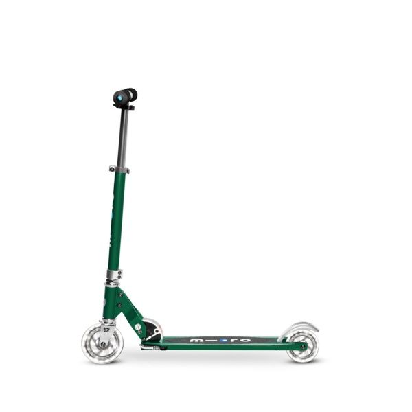 Самокат Micro Sprite LED зеленый 