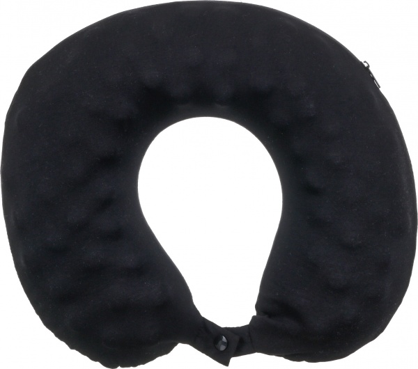 Подушка дорожная Bubbles 30х30х9 см черный Luna