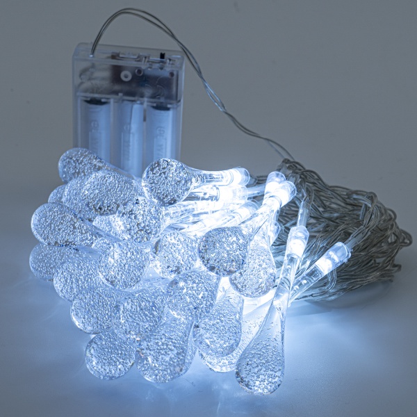 Декоративная гирлянда Altalusse (INL-2709B-30 Cold) встроенный светодиод (LED) 30 ламп 4,5 м 