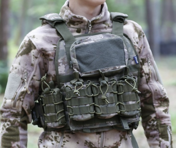 Плитоноска Тактическая Сordura, камуфляж 