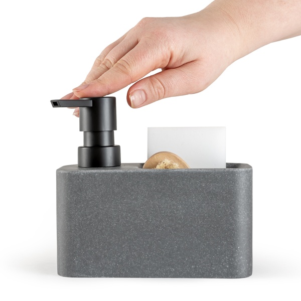 Дозатор для жидкого мыла MVM BA-15 220 мл серый