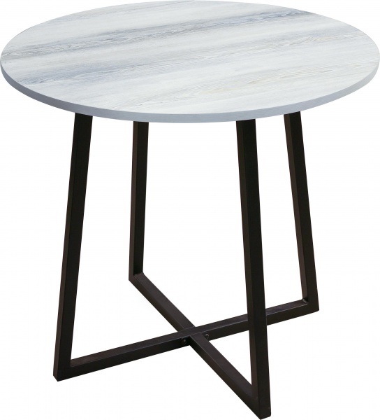 Стол круглый на металлической основе Stern Аспен 750х800 мм 