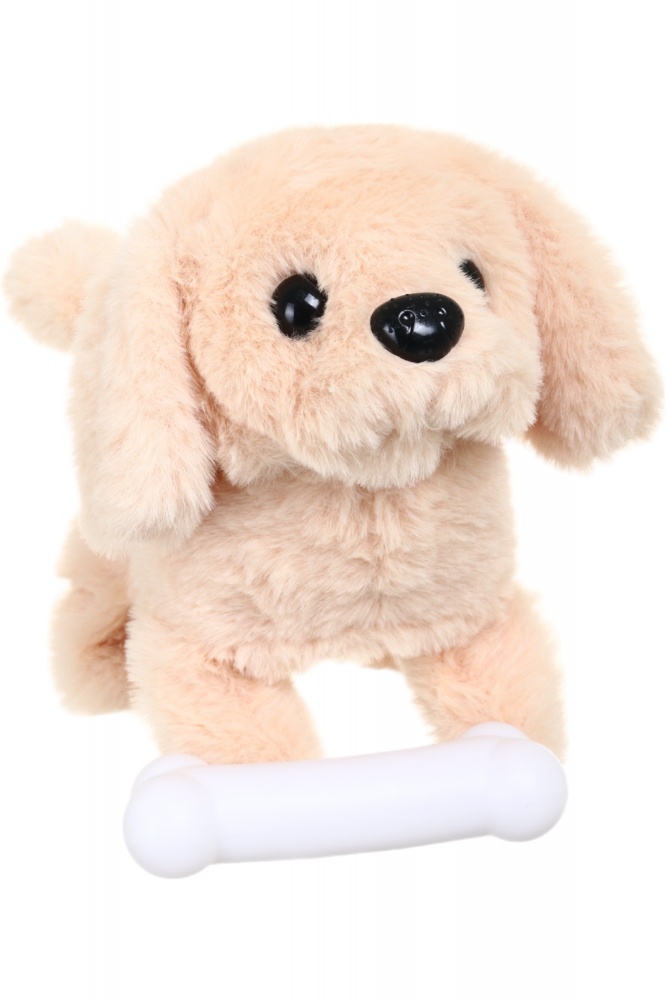 Игрушка интерактивная YUAN QI щенок с костью BOP1446812