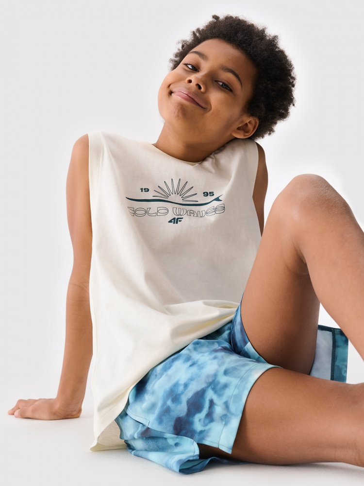 Майка 4F SLEEVELESS M163 4FJWSS25TSLEM163-11S р.146 бежевий