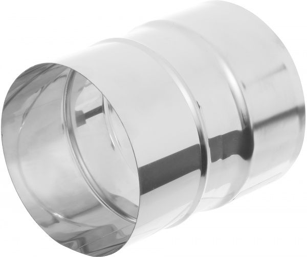 Переходник дымоходный 0,5 мм нерж Ф115-/120+ мм Versia-Lux 