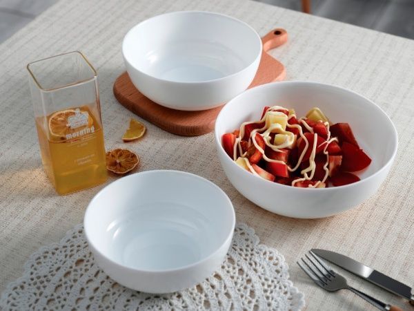 Тарілка підставна Smooth 19 см склокераміка Luna