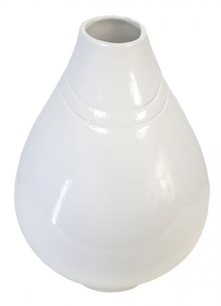 Ваза Пайрус глянець білий 28 см