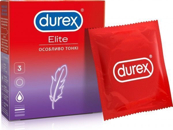 Презервативи Durex Elite 3 шт.