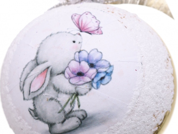 Шар новогодний Символ года-декупаж d 80 мм в ассортименте