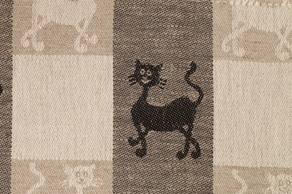 Рушник жакардовий Мурчик коти 37x48 см Галерея льону різнокольоровий 