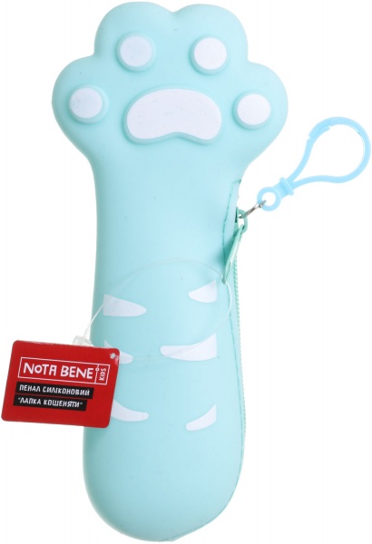 Пенал Лапка котенка Nota Bene голубой