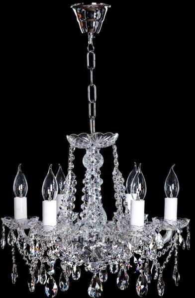 Люстра подвесная Crystal Life 6x40 Вт E14 хром A1314LM-6CC 