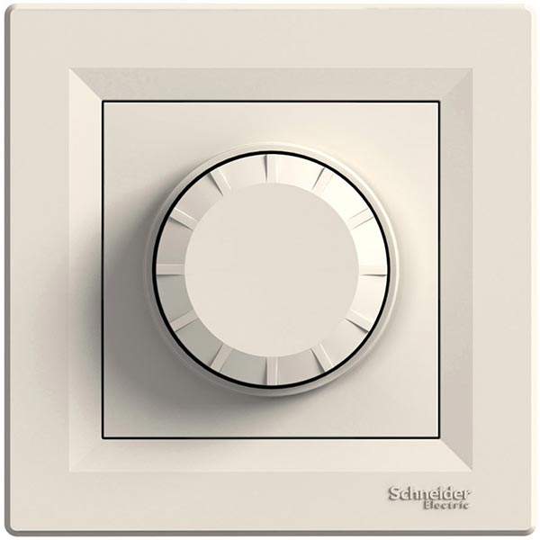Світлорегулятор поворотний Schneider Electric ASFORA 40-600 Вт IP20 кремовий EPH6400123