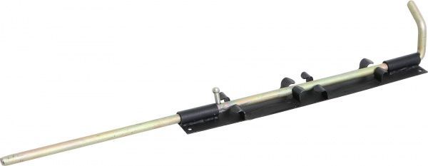 Шпингалет гаражный РМ272 полимерный РМ272 черный 62 мм