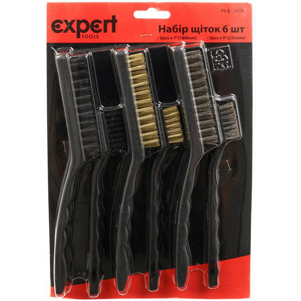 Набір щіток  EXPERT tools 1978