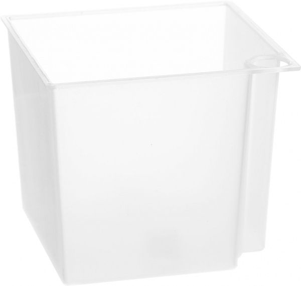 Горщик пластиковий Plastkon Flower Lover Cubico квадратний 0,7л білий 