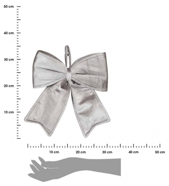 Декорация новогодняя Бант 300х4х340 мм CAA125450 