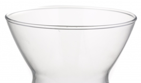 Ваза стеклянная Песочная 21 см 