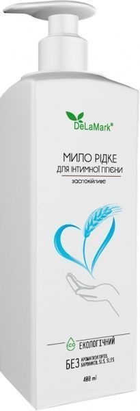 Мыло для интимной гигиены DeLaMark Успокаивающее 400 мл