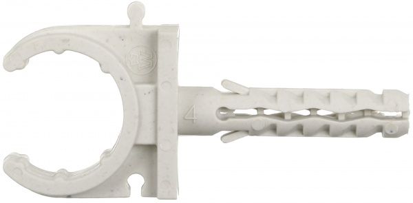 Дюбель швидкого монтажу для кабелю Інше 20 мм 10 шт. сірий 