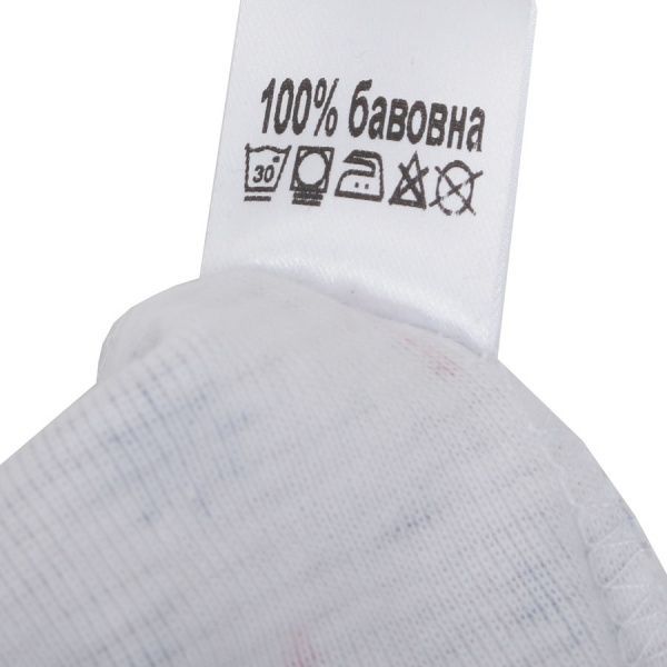 Боді дитяче Фламінго р.62 білий із синім 388-1007 