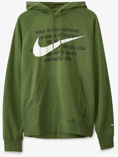 Джемпер Nike M NSW SWOOSH HOODIE PO FT CJ4863-326 р. M зелений