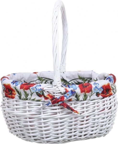 Кошик плетений з текстилем Tony Bridge Basket 37x31x18/41 см Easter 19-1 