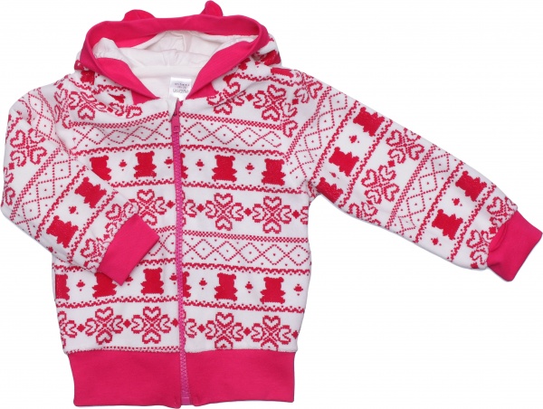 Комплект Фламинго праздничный 674-513 белый с розовым р.86 