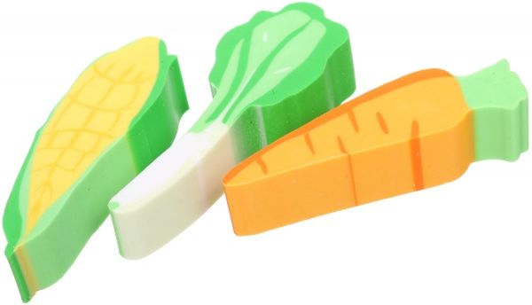 Набір гумок Овочі 3 шт.