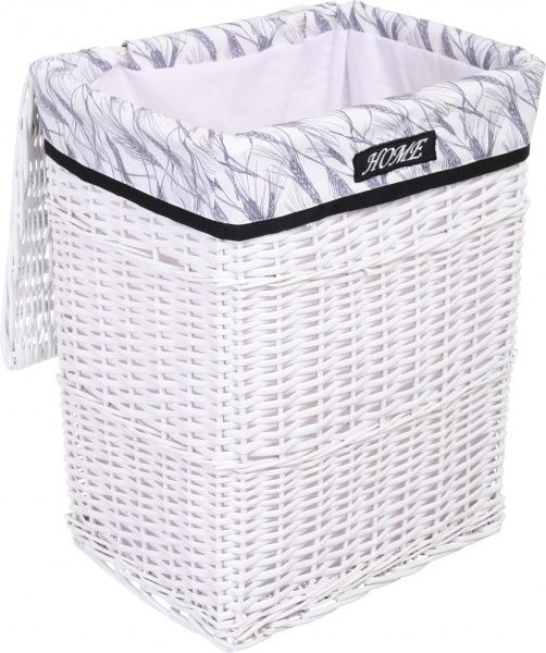 Кошик плетений Tony Bridge Basket з текстилем 44х34х56 см HQN20-2AB-1 