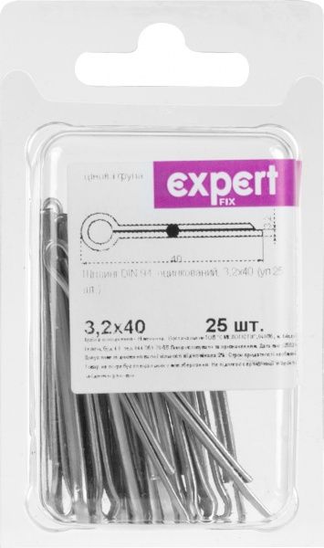 Шплинт DIN 94 3,2x40 мм 25 шт. Expert Fix