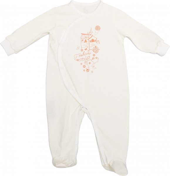 Комбинезон унисекс Модний Карапуз р.74 молочный 303-00021-4 