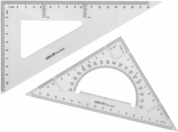 Набір лінійок 6425 2 шт. Deli