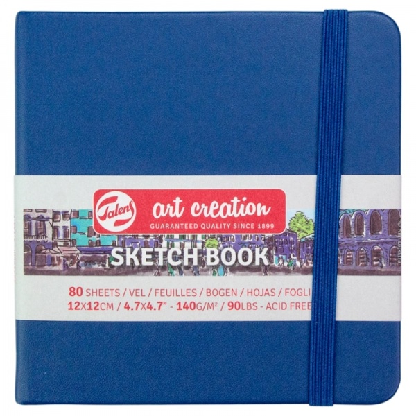 Блокнот для графики Rosa Talent Navy Blue 12x12 см 9314234M 