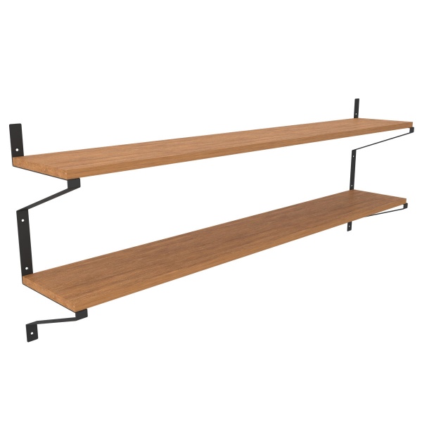 Кронштейн для полиць Valore Трикутник подвійний Loft SB-DT-28