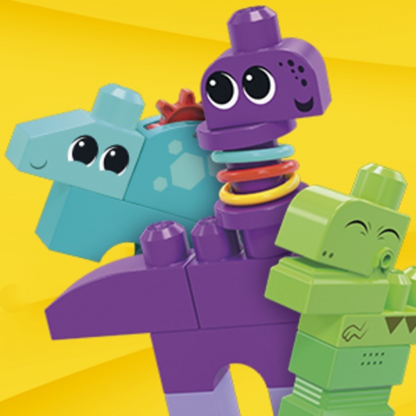 Конструктор Mega Bloks Веселі звірятка HKN43