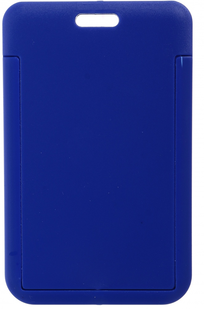 Бейдж вертикальный 55х85 мм синий Nota Bene