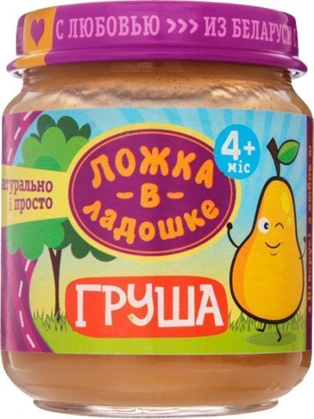Пюре Ложка в ладошке Груша 