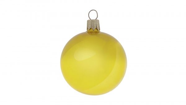 Шар стеклянный d50 оранжевый