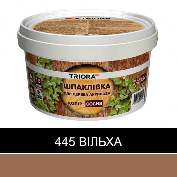 Шпаклевка для дерева Triora ольха 800 г