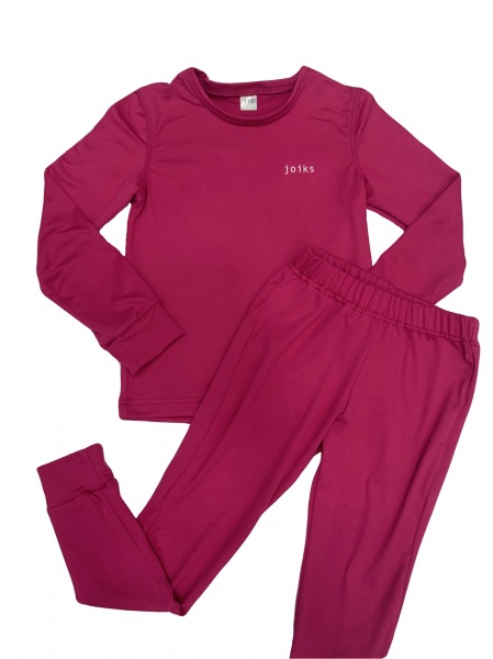 Комплект термобелья JOIKS р.116 TC-002 малиновый 