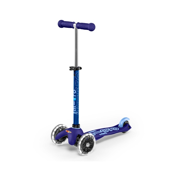 Самокат Micro Mini 3in1 Deluxe Plus LED синий MMD145 