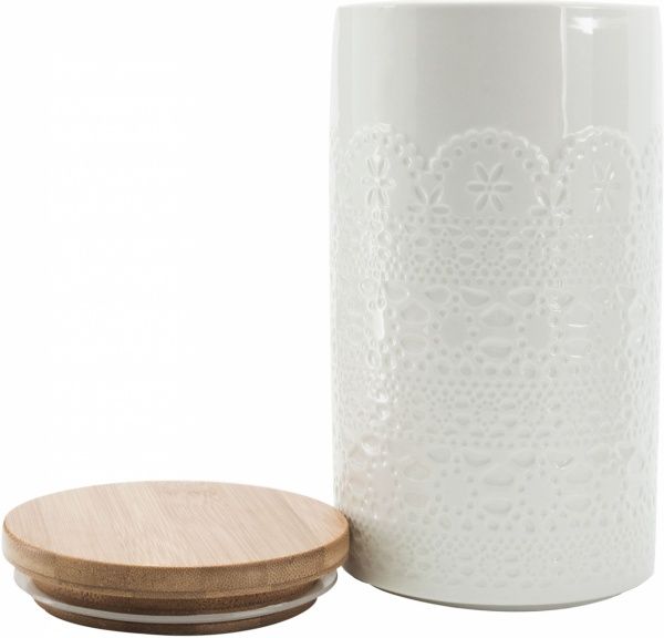 Банка для сыпучих Lacy 20 см 21-252-016 Krauff