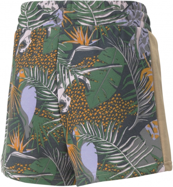 Шорты Puma T7 VACAY QUEEN AOP SHORTS TR G 53866789 р. 152 разноцветный