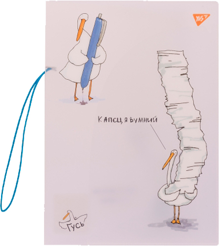 Папка-уголок А4 на резинке Гусь YES 491944 