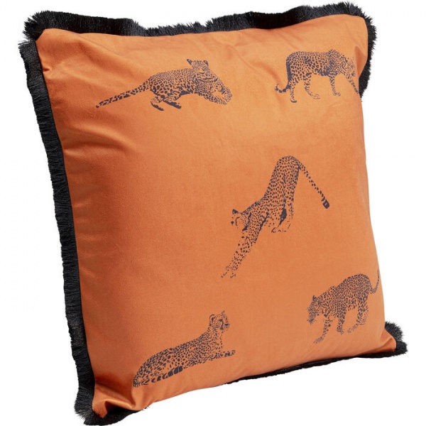 Подушка Пантера 45x45 см червоний KARE Design 